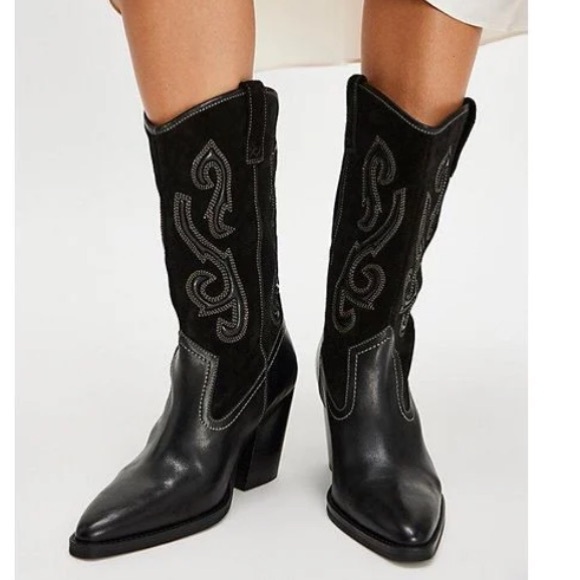 Free People Shoes - Free People Farrah Western Boots NWT